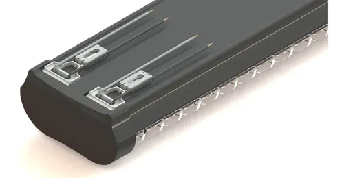 Luminaria tubo led para dos lámparas 18w de sobreponer  - Imagem 4