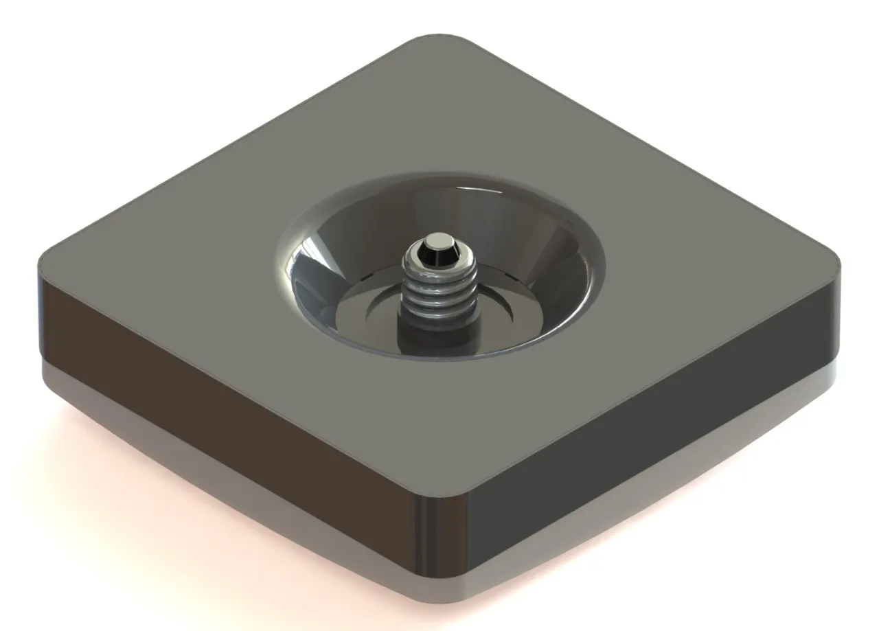 Lámpara cuadrada con rosca de sobreponer Led Osram 18w autovolt Ip20 - Imagem 5