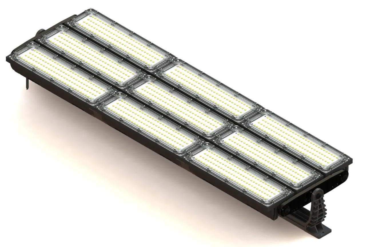 Luminaria Led  big estándar 1000w 90000lm autovoltaje Ip66 - 9 módulos - Imagem 2
