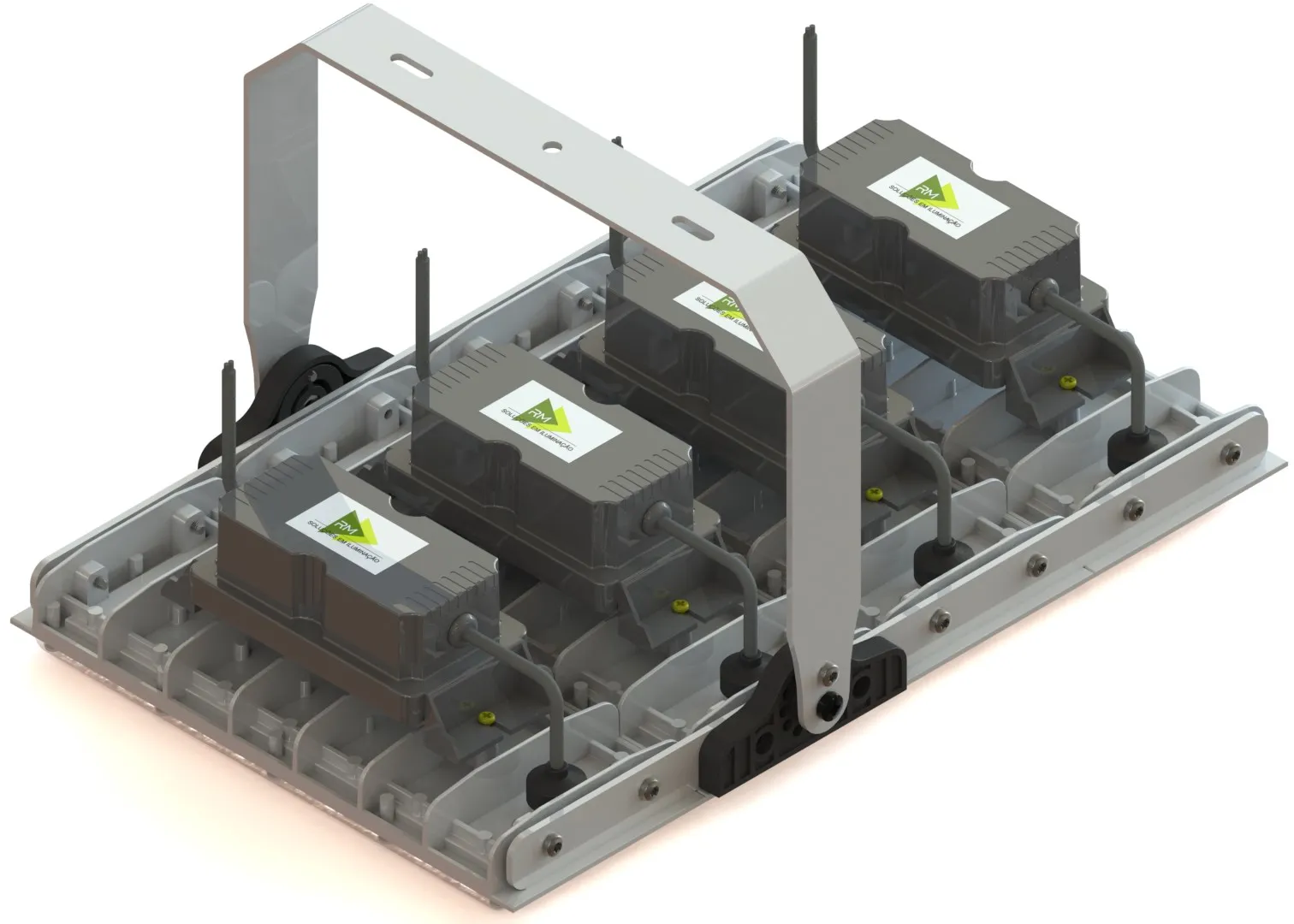 Reflector Led profesional 200w 24000lm autovoltaje Ip66 - Imagem 2